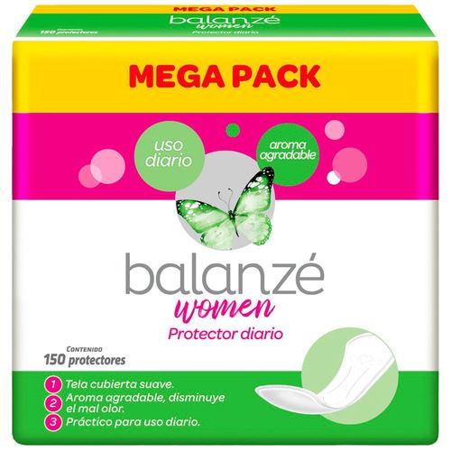 Protectores Diarios BALANZÉ WOMAN Paquete 150un