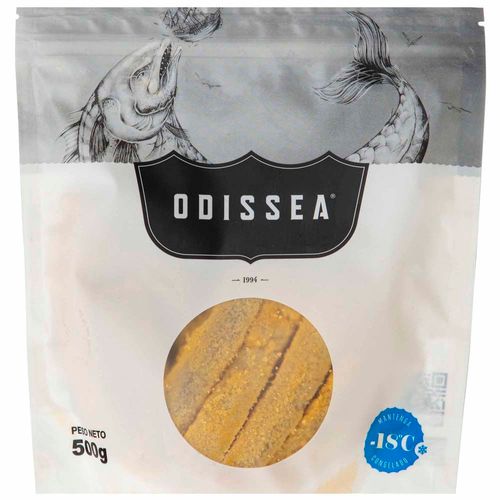 Tiras de Pescado Empanizado ODISSEA Paquete 500g