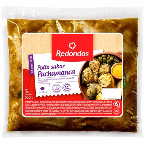 Piernas y Muslos Aderezo Pachamanca REDONDOS Bolsa 650g