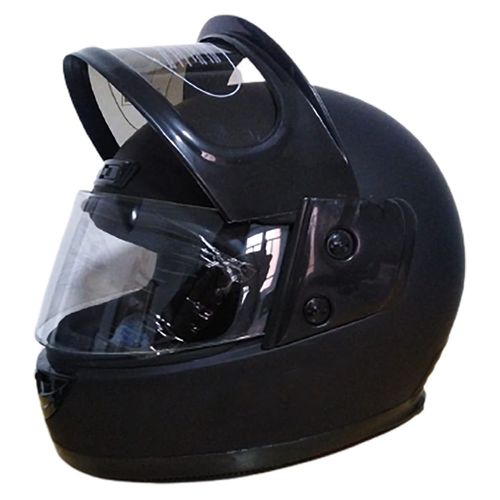 Casco de moto integral Plebello en Negro Talla XL