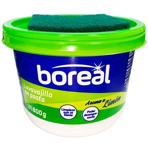 Lavavajilla en Pasta BOREAL Limón Pote 800g