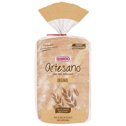 Pan Artesano Blanco BIMBO Bolsa 560g