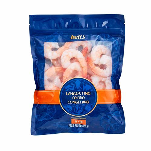 Langostino Cocido Pelado BELL'S 21/30 Grande Bolsa 300g