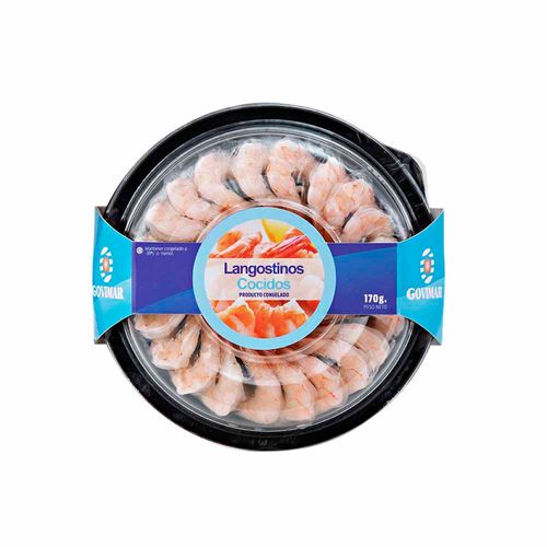 Langostino Cocido GOVIMAR Bandeja 170g