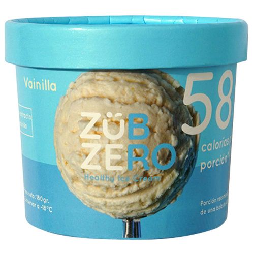 Helado de Vainilla ZUBZERO Pote 500ml