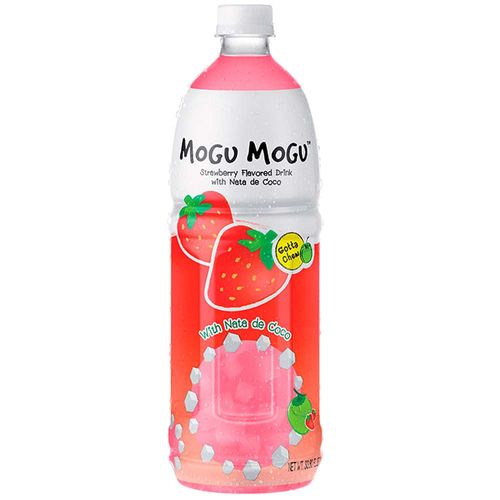 Bebida de Fresa MOGU MOGU Botella 1L