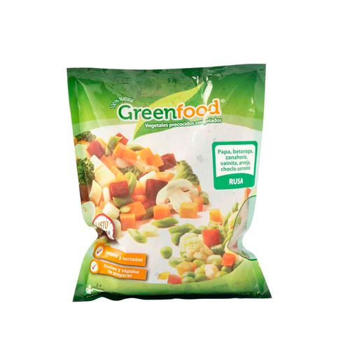 Ensalada Rusa Precocida GREEN FOOD Bolsa 400g