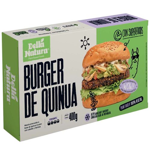 Hamburguesa de Quinua DELLANATURA Caja 400g