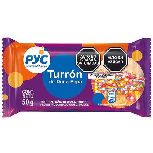 Turrón PYC Bolsa 50g