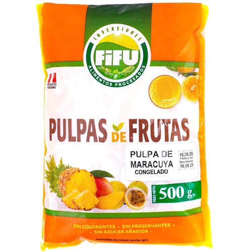 Pulpa de Maracuyá FIFU Bolsa 500g