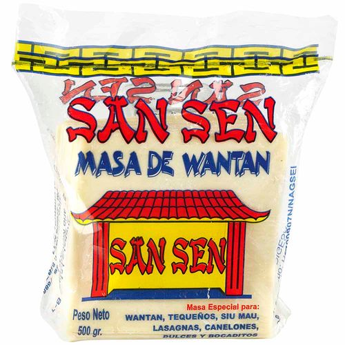 Masa para Wantán SAN SEN Bolsa 500g