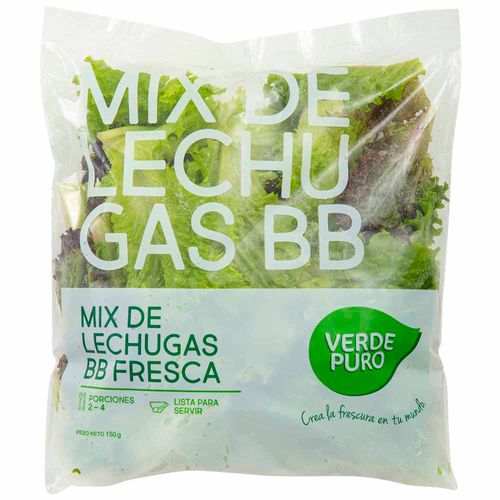 Mix de Lechuga VERDE PURO Bolsa Unidad