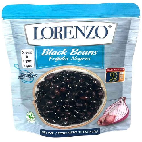 Frijoles Negros LORENZO Doypack 425g