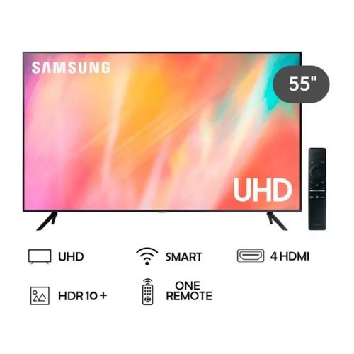 Televisor Crystal Samsung 55AU7000" 4K UHD Smart TV