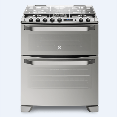 Cocina Freestanding Doble Horno Gas 5 Quemadores Electrolux Triple Llama 76 cm S - 76DXR