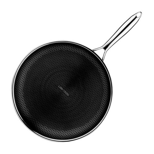 Wok c/mango 28cm verde pistacho natural