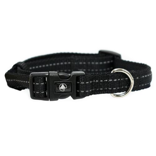 Collar para Perros - Reflectivo Negro L