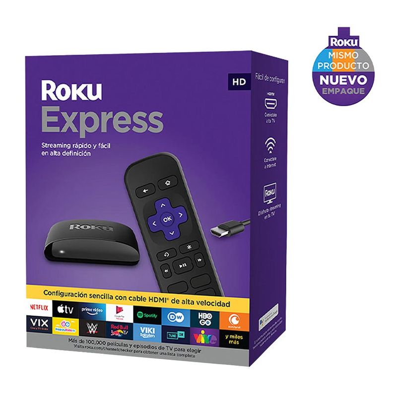 Convertidor a Smart TV Roku Express SE