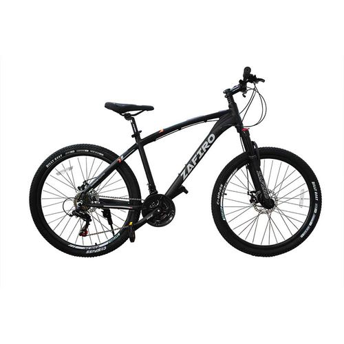 BICICLETA ZAFIRO MTB RAIN NEGRO MATE 26" ALUMINIO 21V