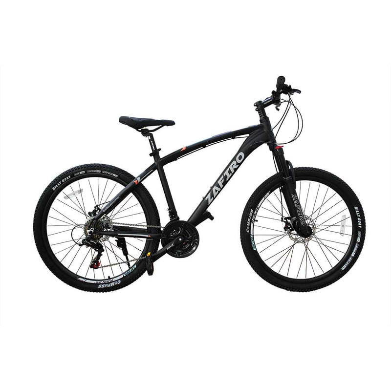 BICICLETA-ZAFIRO-MTB-RAIN-NEGRO-MATE-26--ALUMINIO-21V