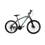 BICICLETA-ZAFIRO-MTB-RAIN-GRIS-MATE-26--ALUMINIO-21V
