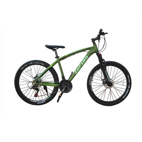 BICICLETA ZAFIRO MTB RAIN VERDE MATE 26" ALUMINIO 21V