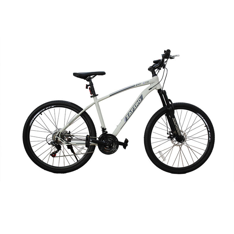 BICICLETA-ZAFIRO-MTB-ICE -BLANCO-MATE-275--ACERO-21V