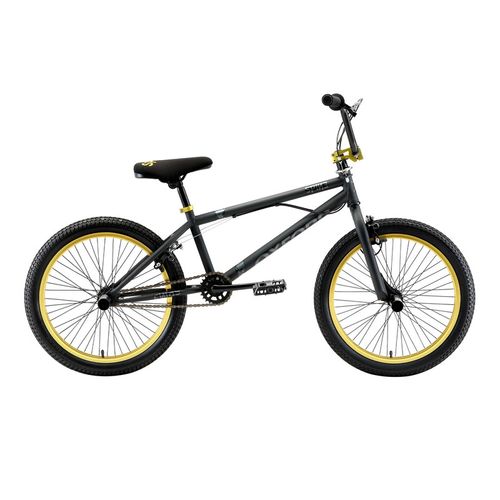 BICICLETA OXFORD 20 SPINE 20 1V NEGRO/AMARILLO