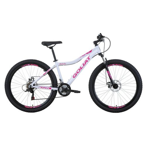 BICICLETA GOLIAT 27.5 MAKAHA SUSPENSIÓN BLANCO