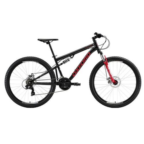 BICICLETA OXFORD 27 RAPTOR 2 21V M NEGRO/ROJO