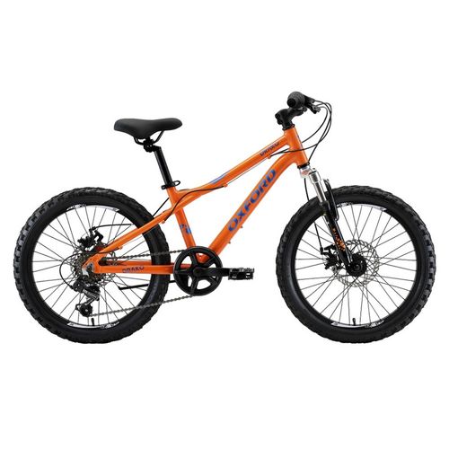 BICICLETA OXFORD DRAKO SUSPENSIÓN DELANTERA AL ARO 20 6V NARANJA/AZUL