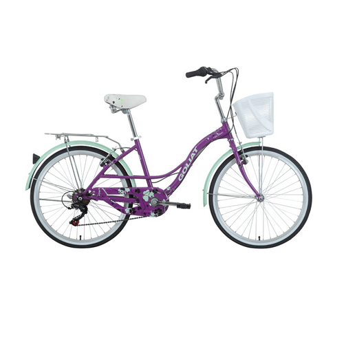 BICICLETA GOLIAT CABO ARO 24 BLANCO MORADO