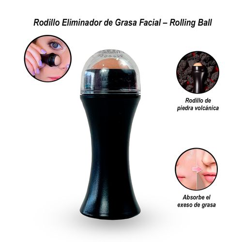 Rodillo Eliminador de Grasa Facial ? Rolling Ball Multicolor