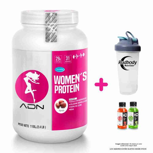 ADN WOMEN'S WOMEN'S PROTEIN 1.100 KG. VAINILLA + SHAKER