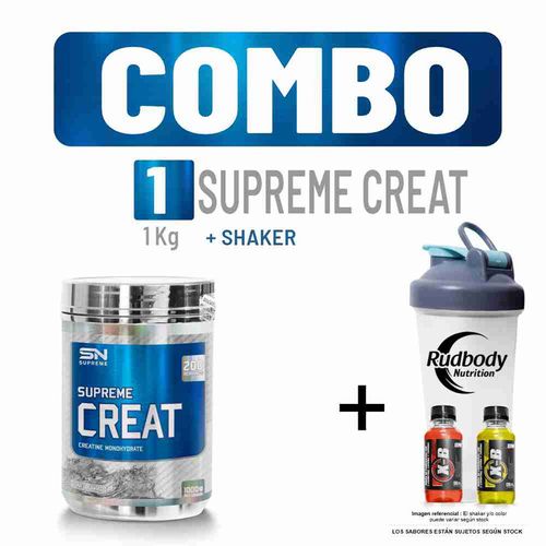 SUPREME NUTRITION SUPREME CREAT 1 KG. + SHAKER