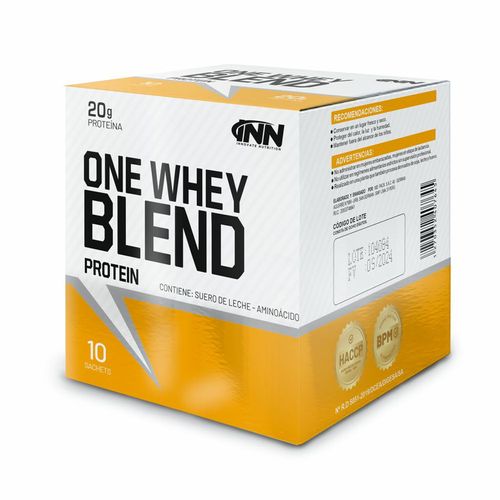 INNOVATE NUTRITION ONE WHEY BLEND PROTEIN CAJA 10 UNID. CHOCOLATE