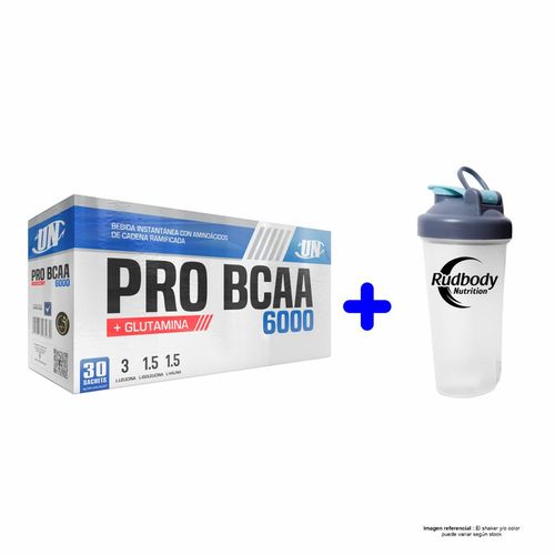 UNIVERSE NUTRITION PRO BCAA 6000 CAJA 30 UNID. CITRUS PUNCH + SHAKER