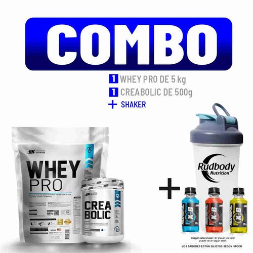 COMBO UNIVERSE NUTRITION - WHEY PRO 5 KG. COOKIE + CREABOLIC 500 GR. + SHAKER