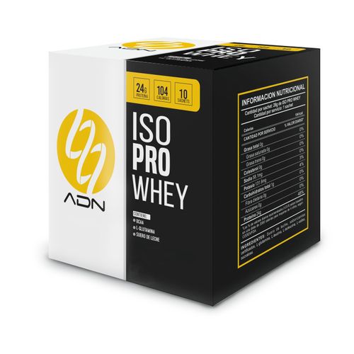 ADN NUTRITION ISO PRO WHEY CAJA 10 UNID. CHOCOLATE