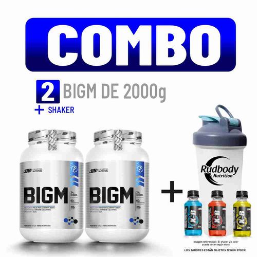 COMBO UNIVERSE NUTRITION - 2 BIGM 2 KG. CHOCOLATE + SHAKER