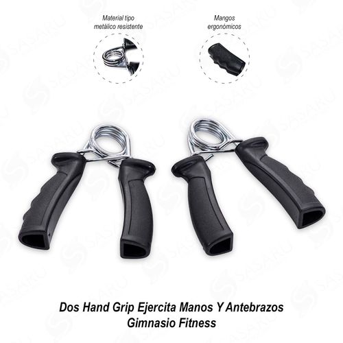 Dos Hand Grip Ejercita Manos Y Antebrazos Gimnasio Fitness