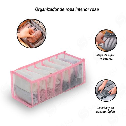 Organizador de Ropa Interior Rosado