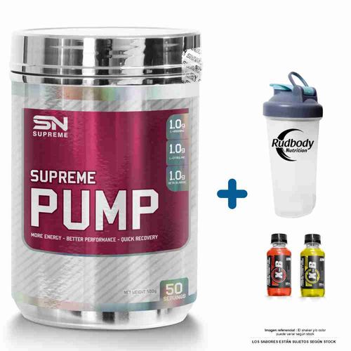 SUPREME NUTRITION SUPREME PUMP 500 GR. WATERMELON + SHAKER