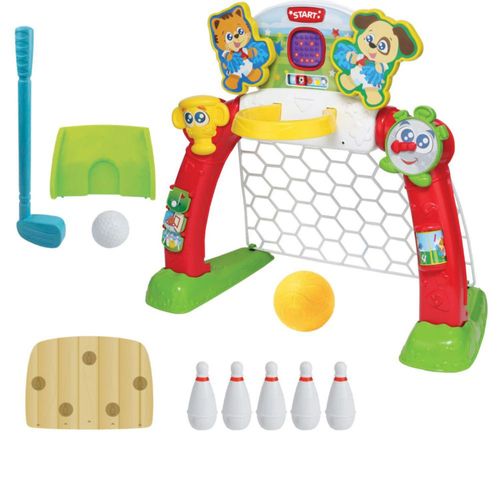 Centro De Juego Para Bebe Winfun Sports Center 4 En 1