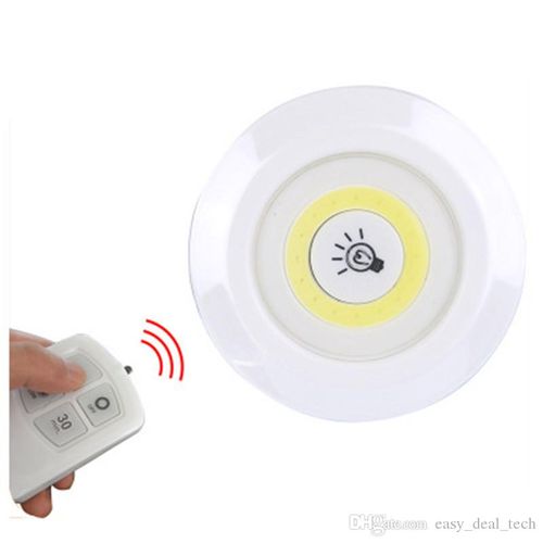 LUZ LED X 3 COB CON CONTROL REMOTO A PILAS AAA