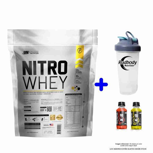 UNIVERSE NUTRITION NITRO WHEY 3 KG. VAINILLA + SHAKER
