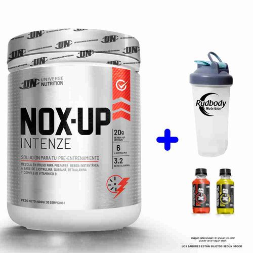 UNIVERSE NUTRITION NOX-UP INTENZE 600 GR. MORA + SHAKER