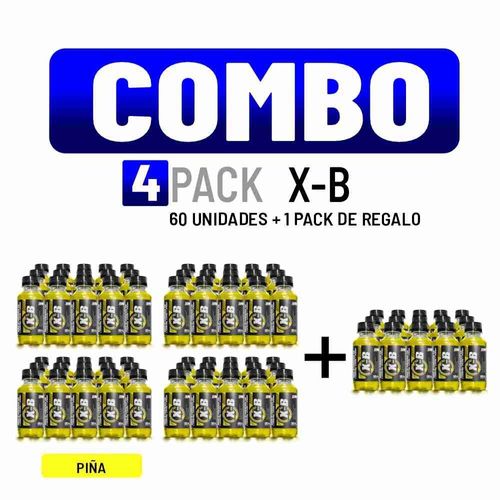 COMBO UNIVERSE NUTRITION - X-B PACK 60 UNID. PIÑA + 1 PACK GRATIS