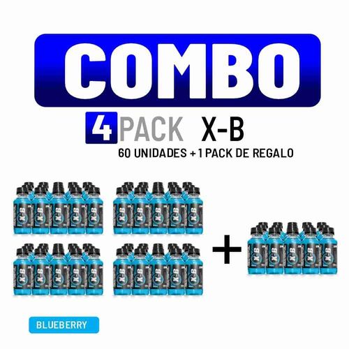 COMBO UNIVERSE NUTRITION - X-B PACK 60 UNID. BLUEBERRY + 1 PACK GRATIS