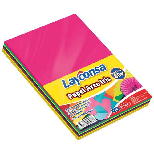 Papel LAYCONSA Colores Surtido 100hj